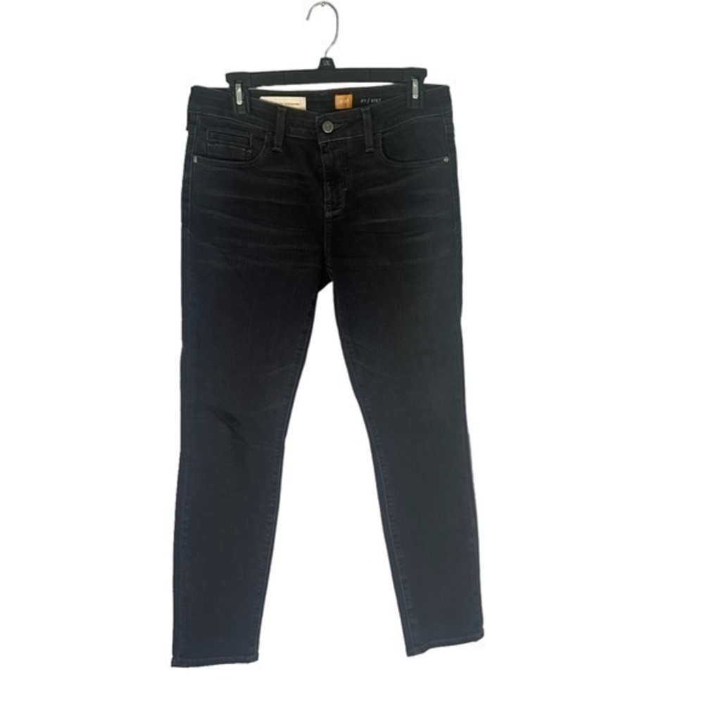 Pilcro and the Letterpress Stet Fit Black Jeans Denim Size 28 Mid Rise